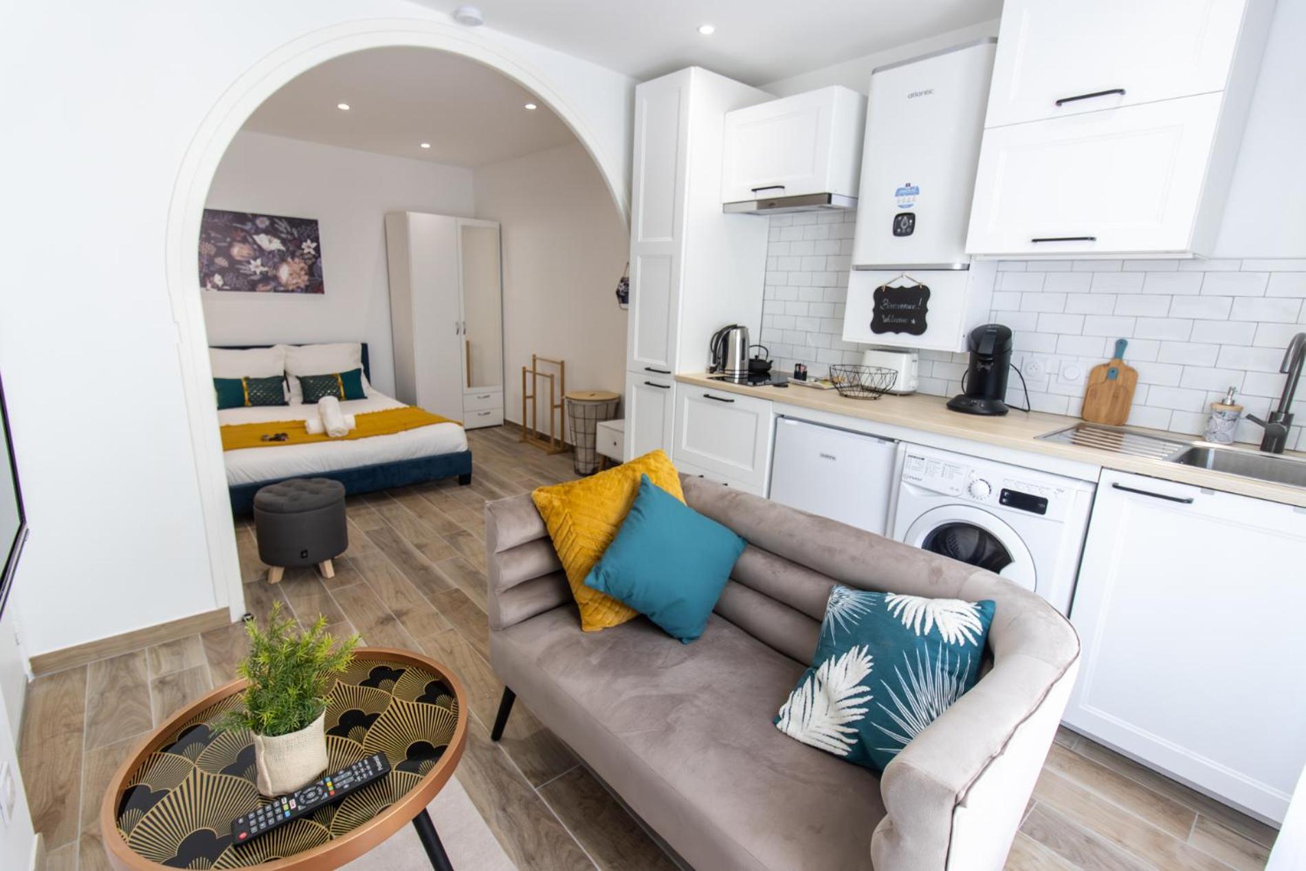 Charmant Studio Climatise 'Alma 1' - Beziers Centre - Wifi Fibre - Netflix Apartment Bagian luar foto